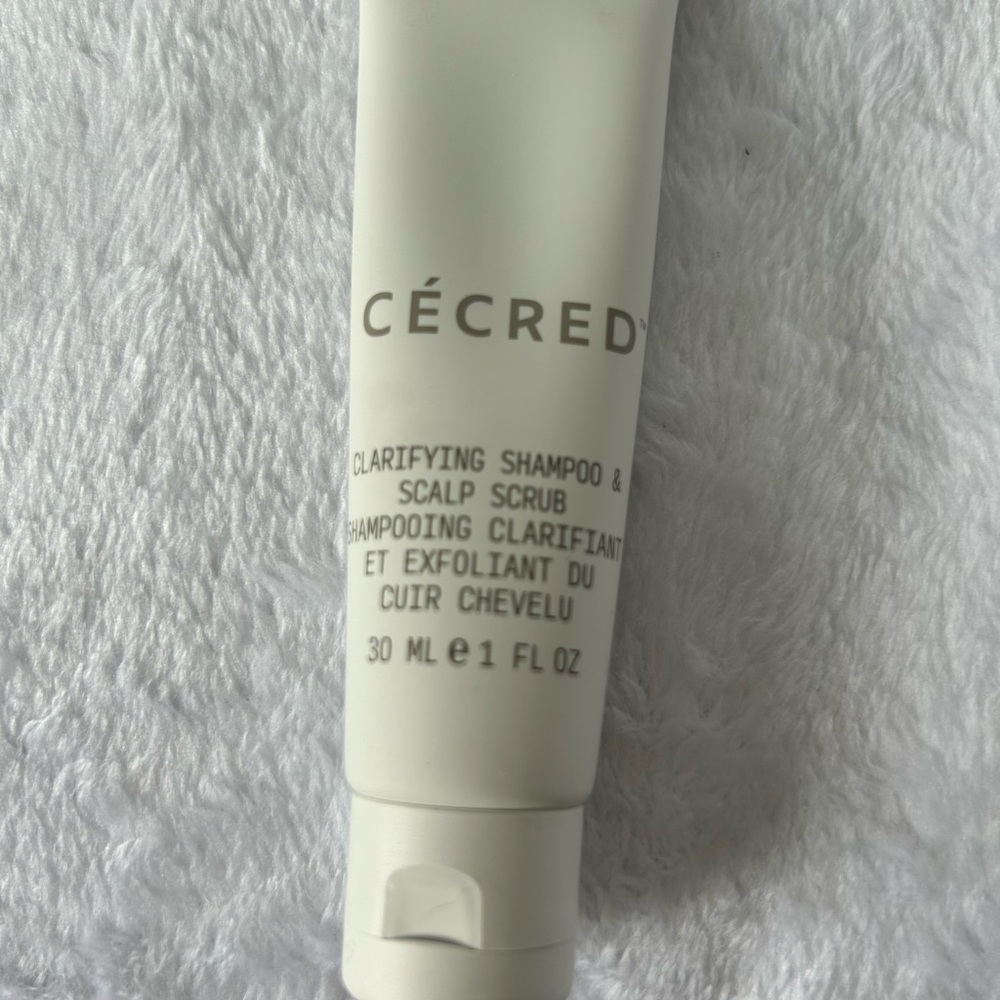 Cécred Clarifying Shampoo & Scalp Scrub - New, Unopened, 1oz